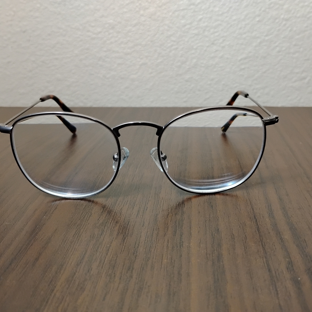 Ben & Frank Eyeglass Frames Robin Silver And Brown 51[]18-145